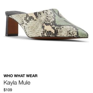 Who What Wear brand new mules